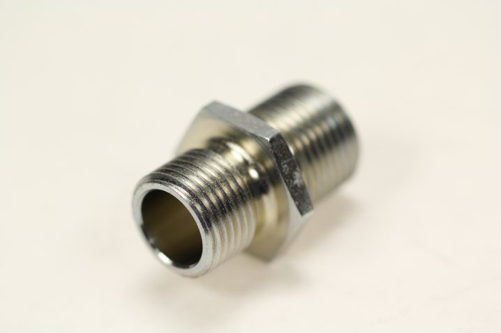 21 019 15 111 double nipple 3/4-16UNF / M18x1,5