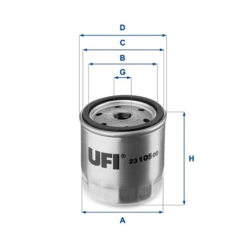 23.105.00 oil filter spin-on