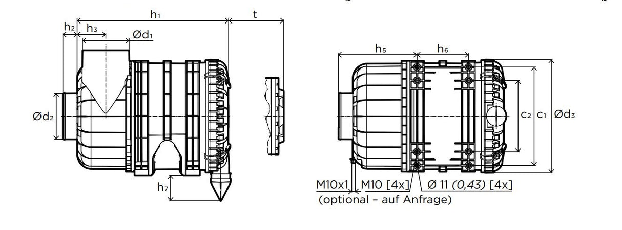 45 921 92 961 air filter (Entaron XD 28-32)
