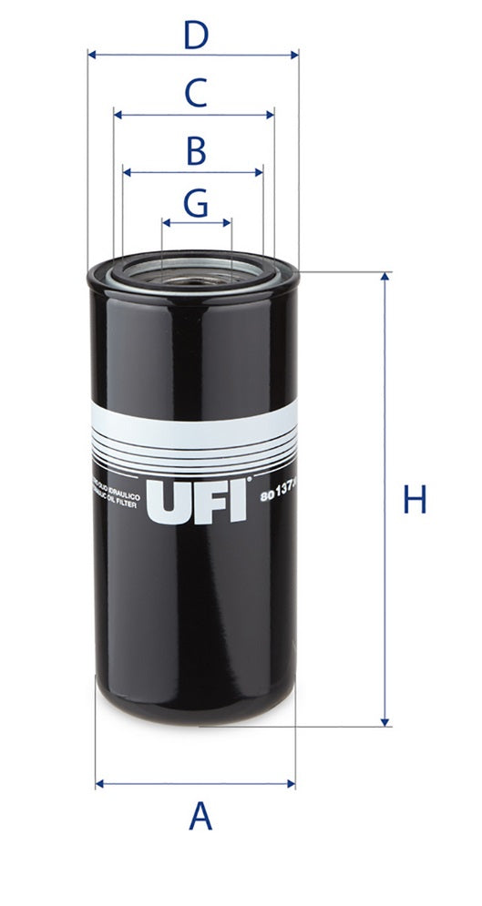 80.137.00 hydraulic filter spin-on