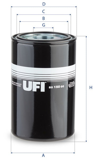 80.150.00 hydraulic filter spin-on