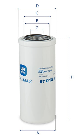 87.018.00 hydraulic filter spin-on