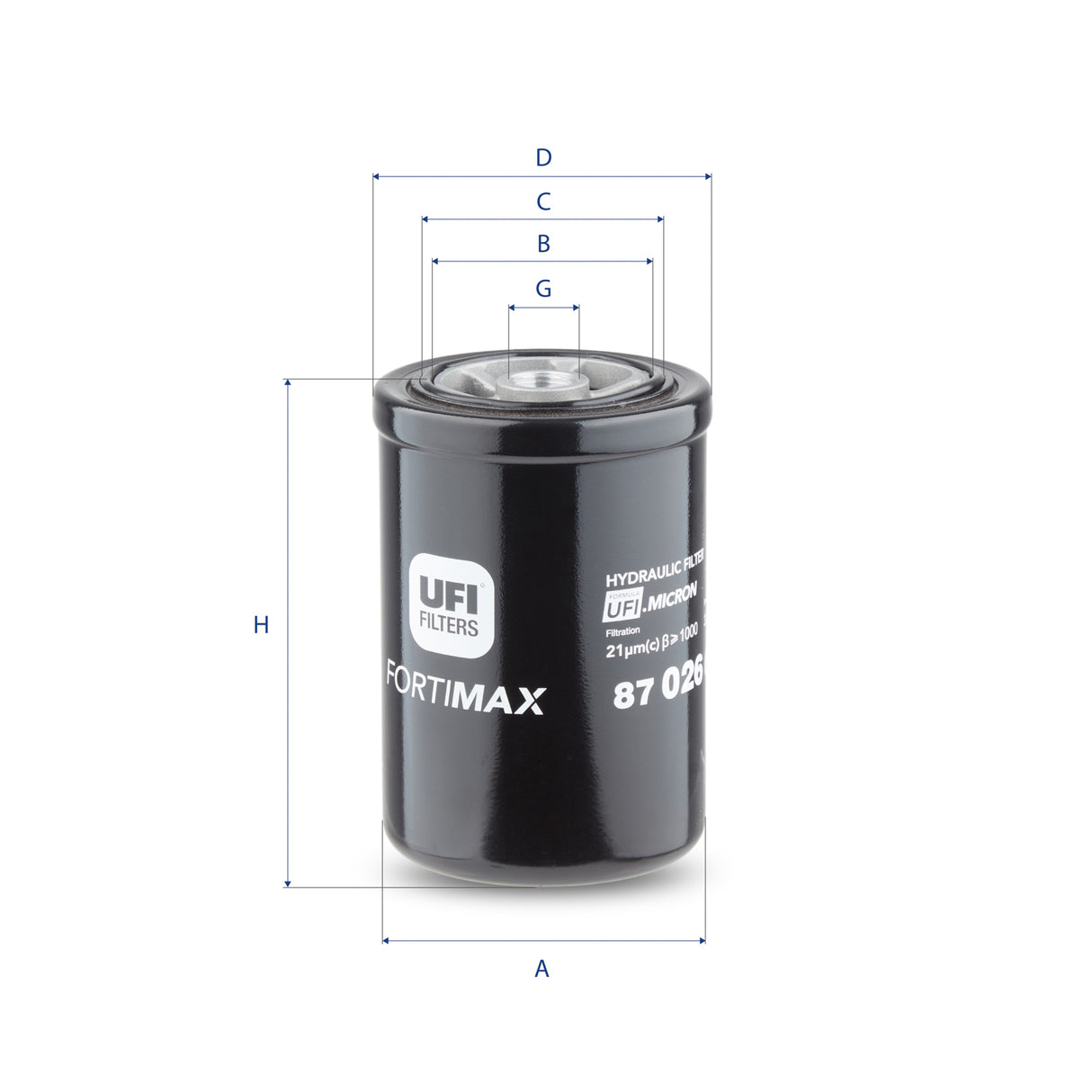 87.026.00 hydraulic filter spin-on