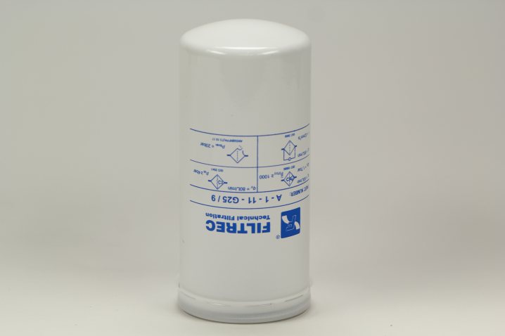 A111G25/9 oil filter (spin-on)