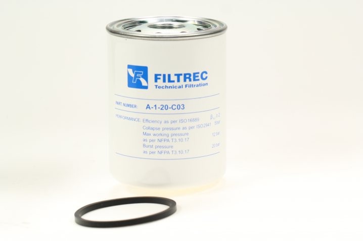 A120C03 oil filter (spin-on)