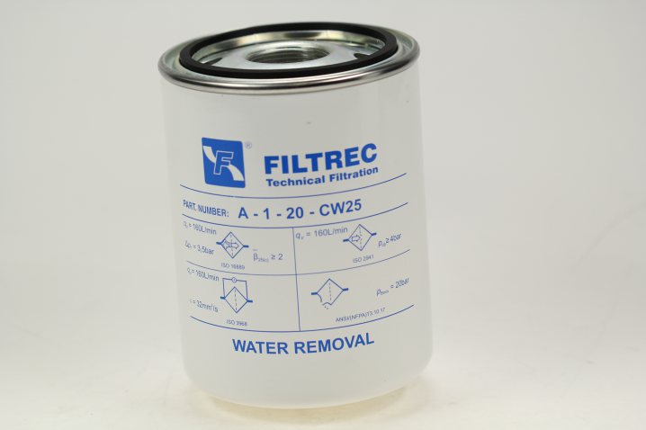 A120CW25 oil filter (spin-on)