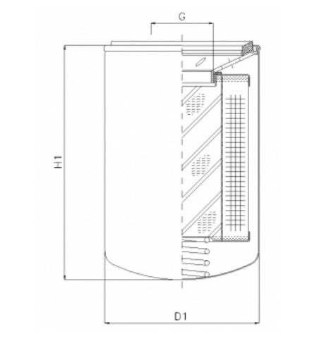 A142G40 oil filter (spin-on)