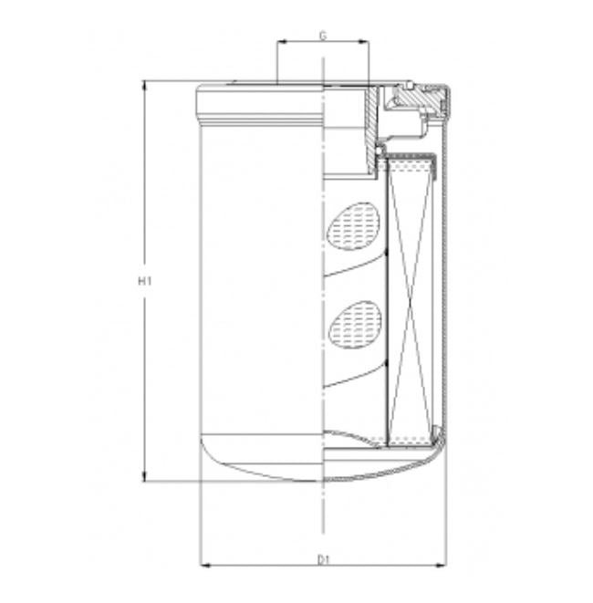 A422G06V hydraulic filter spin-on (HyCLEAN)