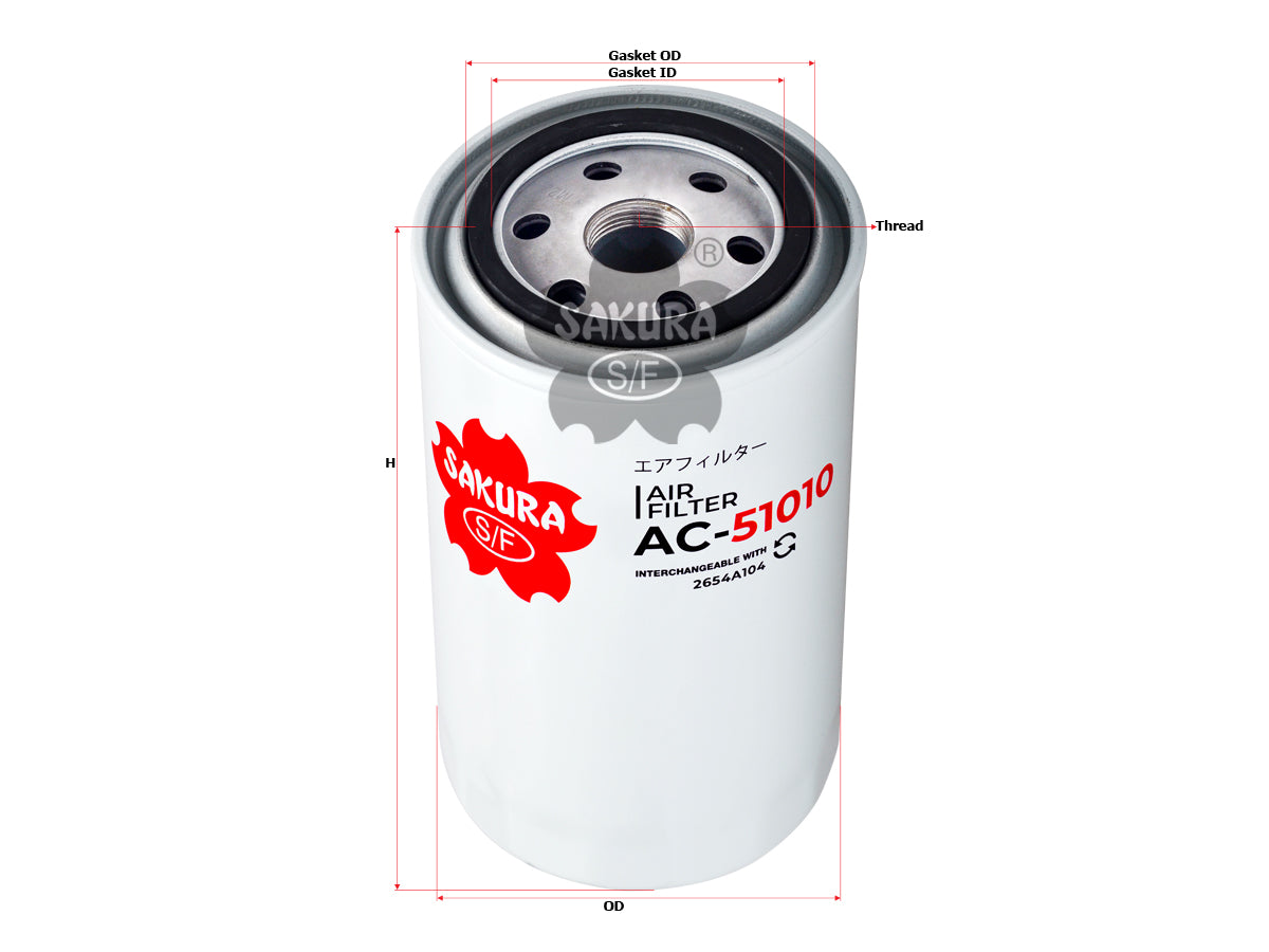 AC-51010 fuel filter spin-on