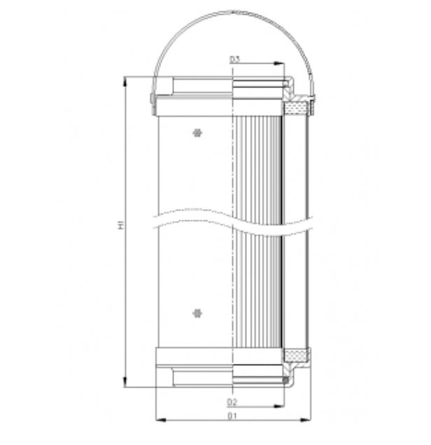 C434G03V hydraulic element coreless