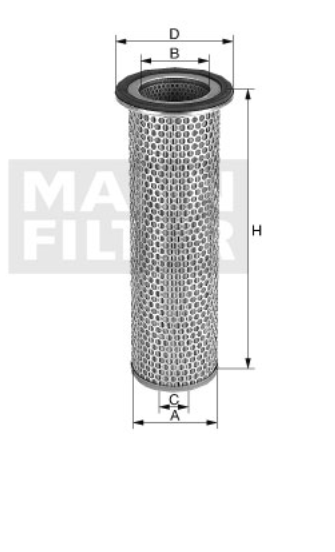 C 12 100 x air filter element (secondary)
