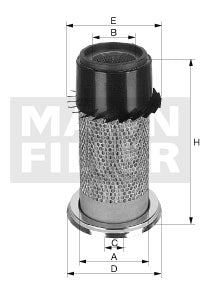 C 1588 x air filter element