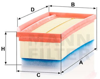 C 27 030 air filter element