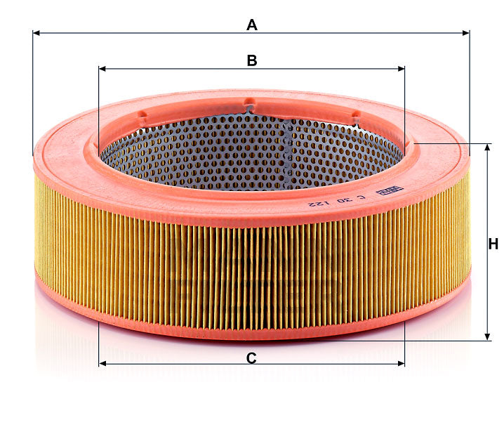 C 30 122 air filter element