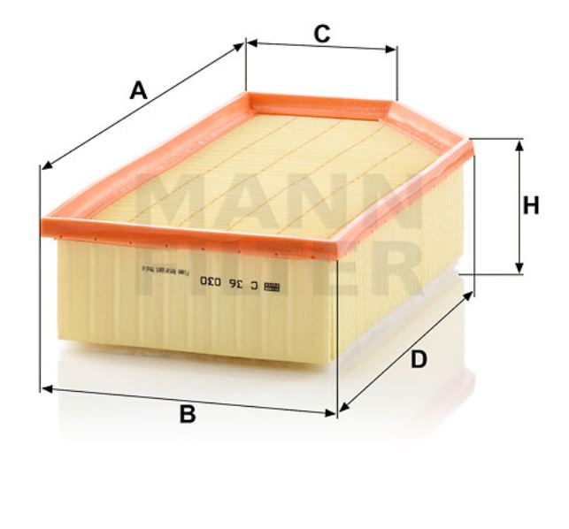 C 36 030 air filter element