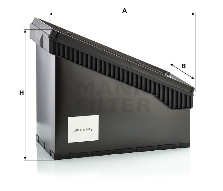 C 50 003 air filter element (Iqoron)