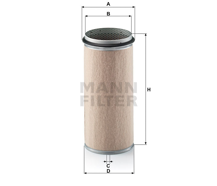 CF 1620 air filter element (secondary)