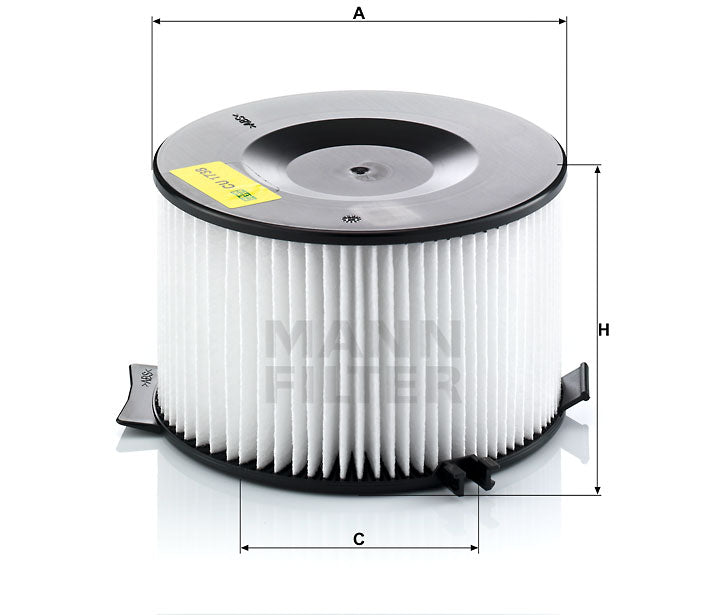 CU 1738 cabin air filter element