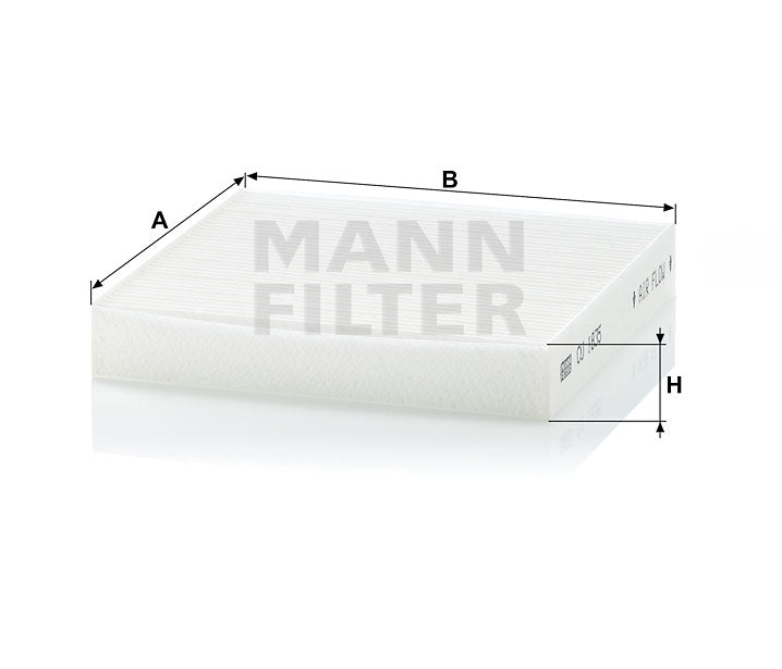 CU 1835 cabin air filter element