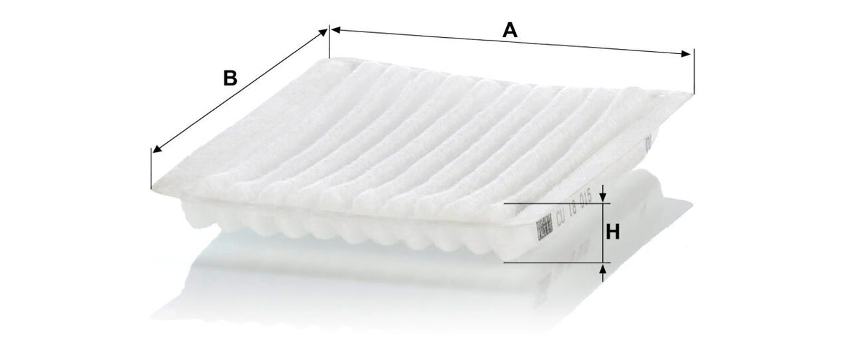 CU 18 015 cabin air filter element