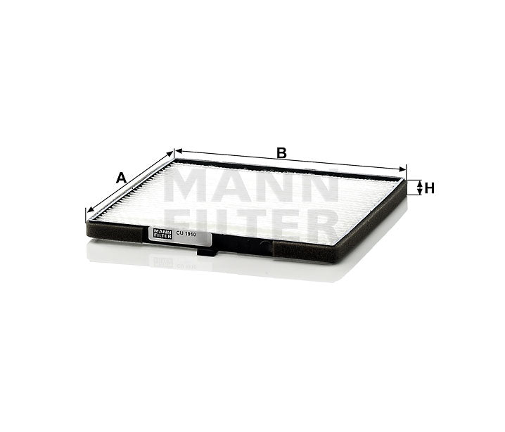 CU 1910 cabin air filter element