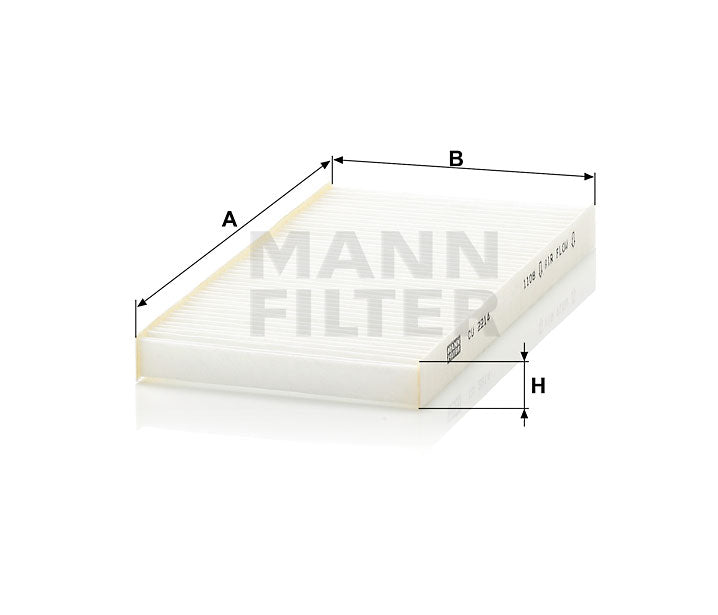 CU 2214-2 cabin air filter element