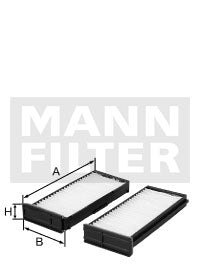 CU 23 001-2 cabin air filter element