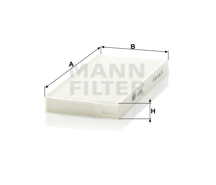 CU 2418-2 cabin air filter element