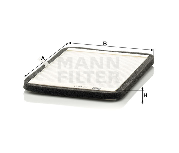 CU 2424 cabin air filter element