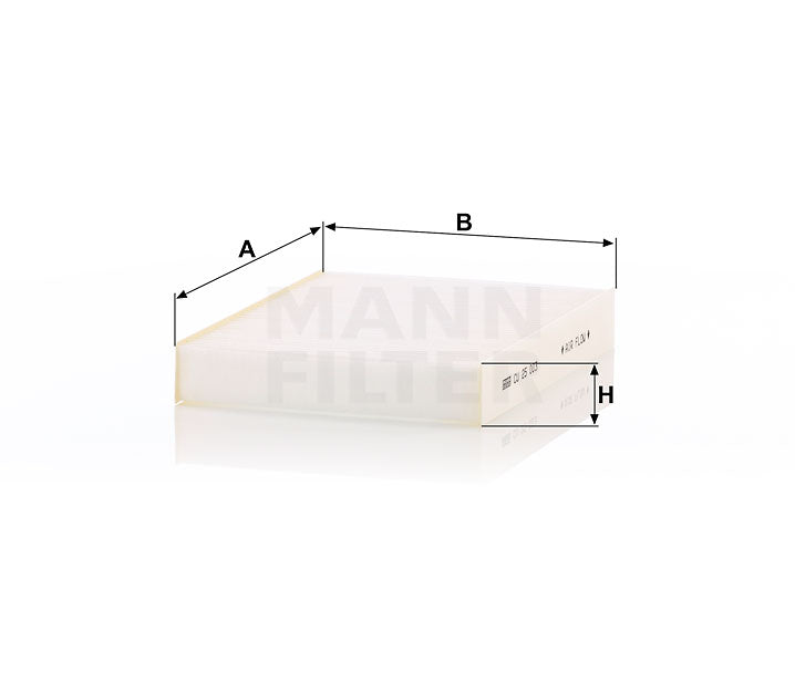 CU 25 003 cabin air filter element