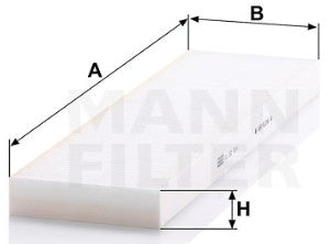 CU 52 004 cabin air filter element