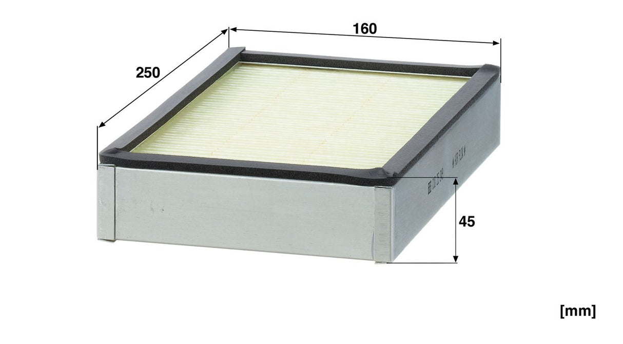 CUD 25 049 cabin air filter element