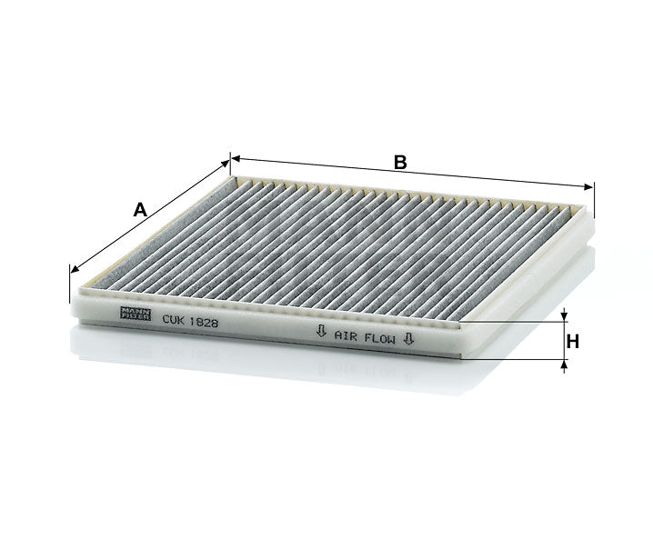 CUK 1828 cabin air filter (activated carbon)