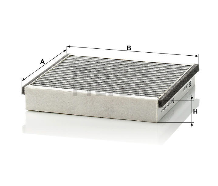 CUK 1931-2 cabin air filter (activated carbon)