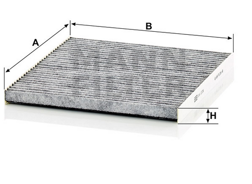 CUK 2336 cabin air filter (activated carbon)