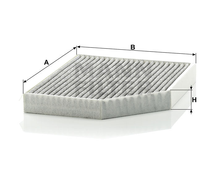 CUK 2450 cabin air filter (activated carbon)
