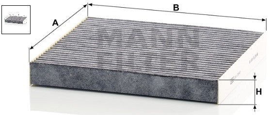 CUK 2648 cabin air filter (activated carbon)