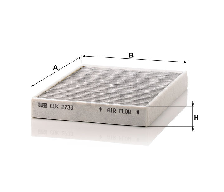 CUK 2733 cabin air filter (activated carbon)