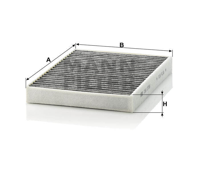 CUK 2736-2 cabin air filter (activated carbon)