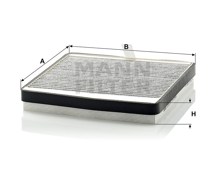 CUK 2855 cabin air filter (activated carbon)