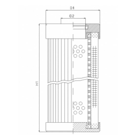 D1101G06BV hydraulic filter element