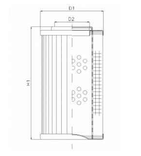 D112G03AV/ESD hydraulic filter element