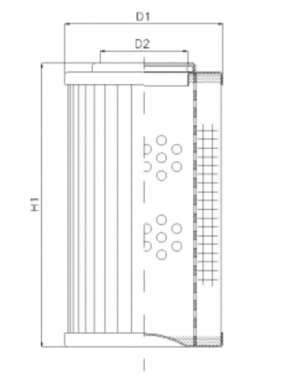 D112G15A hydraulic filter element
