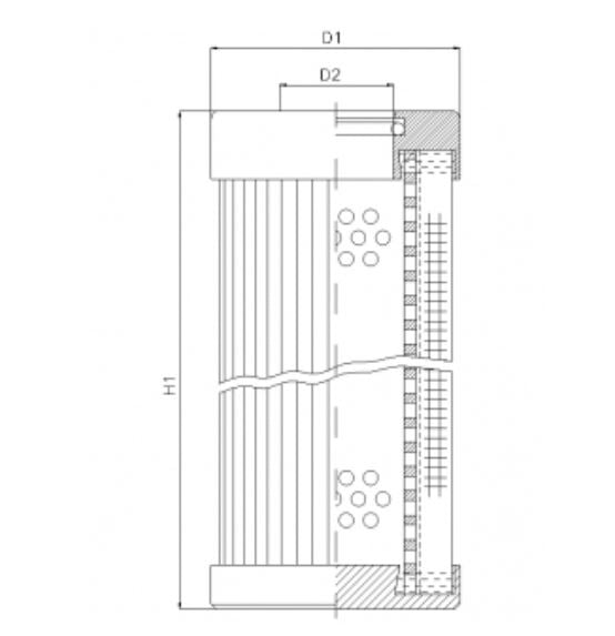 D122T25B hydraulic filter element