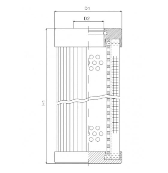 D132G03B hydraulic filter element