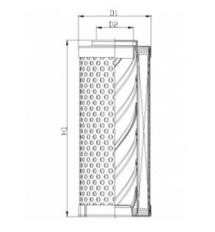 D141G10Y hydraulic filter element