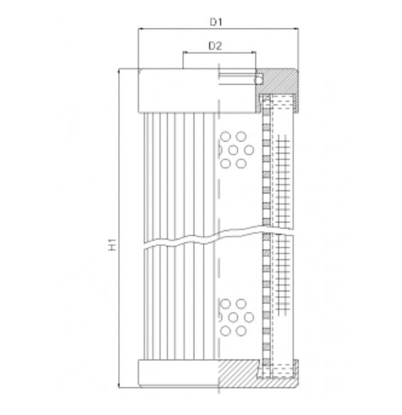 D151T60B hydraulic filter element