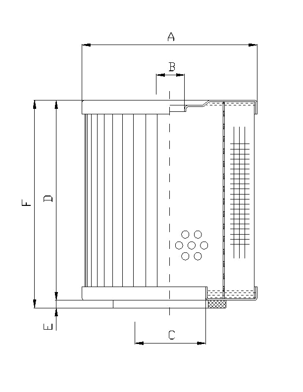 D260C25 hydraulic filter element