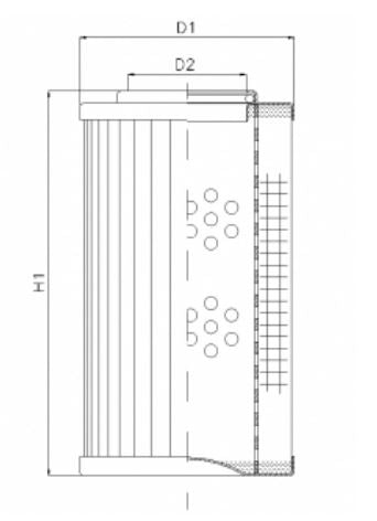 D312G06A hydraulic filter element