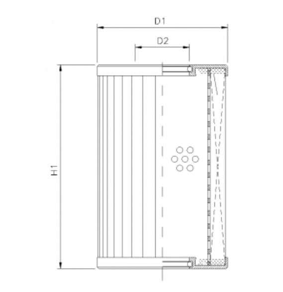 D660G03B hydraulic filter element
